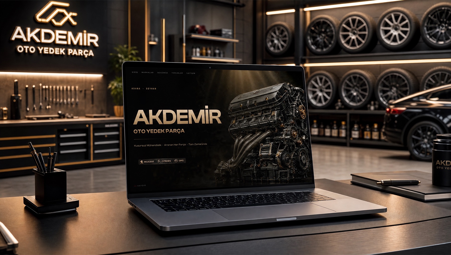 Akdemir Auto Parts website